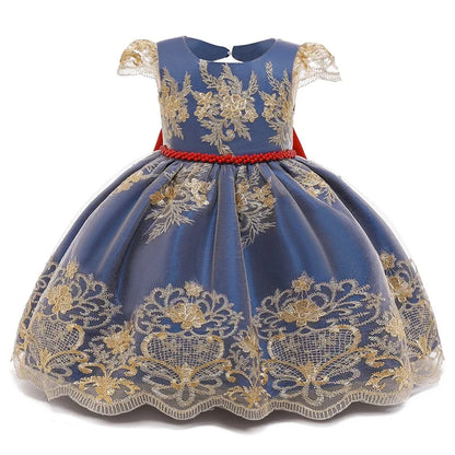 Baby Girls Christmas Dress 3 6 9 12 18 24 Months Toddler Newborn Lace Princess Dress 1 Year Old Birthday Party New Year Costume