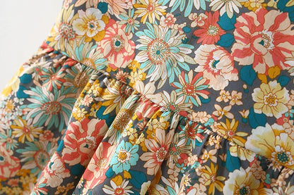 2Piece Sets Summer Toddler Girl Clothes Korean Fashion Flowers Cute Bow Sleeveless Princess Baby Dresses+ Sunhat Kids Dress BC136