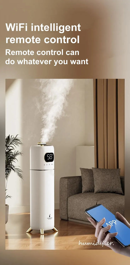 8L Humidifier Home Silent Bedroom Sprayer Heavy Fog Pregnant Woman Baby Floor Type Remote Control Household