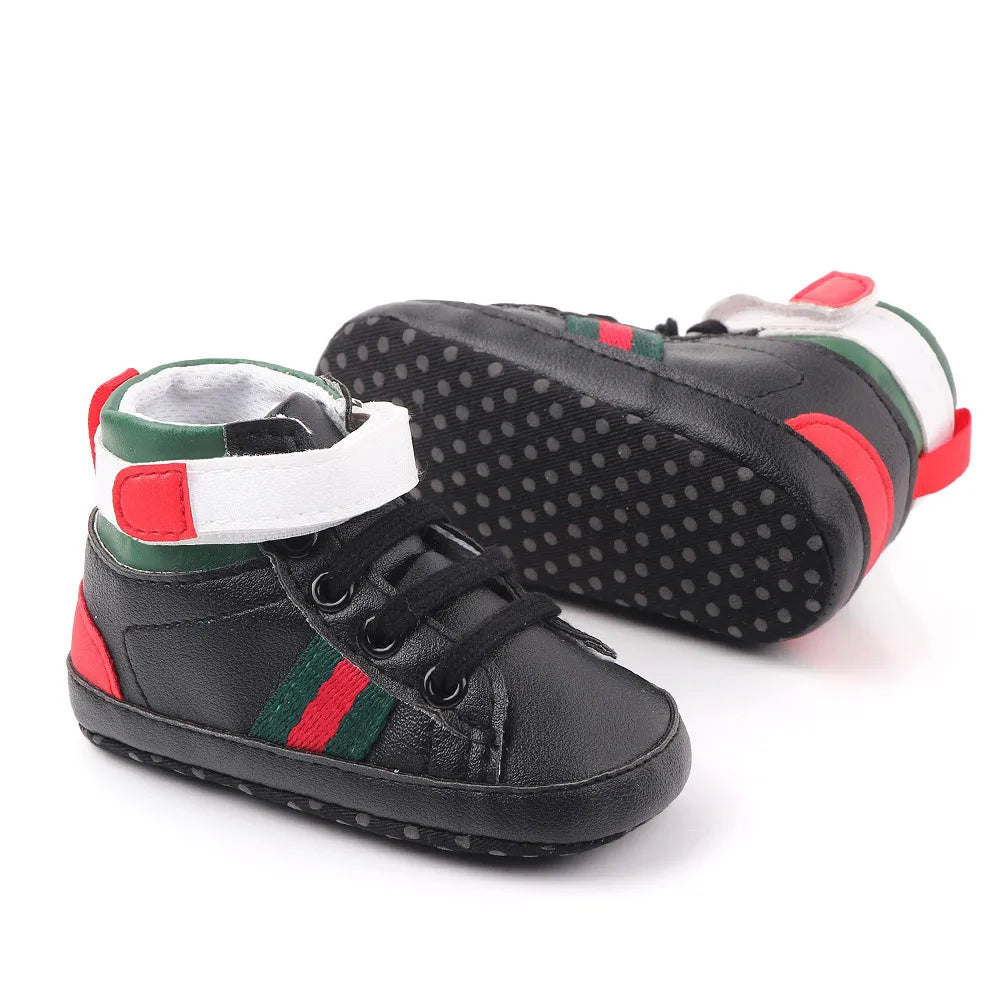 New Baby Shoes Fashion Soft Sole Boys' Shoes 0-12 Months Baby Walking Shoes 1-Year Old Baby Shoes  Kids Shoes Boys