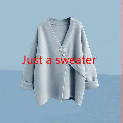 Autumn Wear Set Women's 2025 New Knitted Sweater Women's Slim and Versatile Casual Pants Two Piece Set for Women Pant Sets