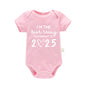 I'm the Best Thing 2025 Newborn Baby Clothes White Cotton Summer Bodysuits for Infants Short Sleeve Boys Girls Romper