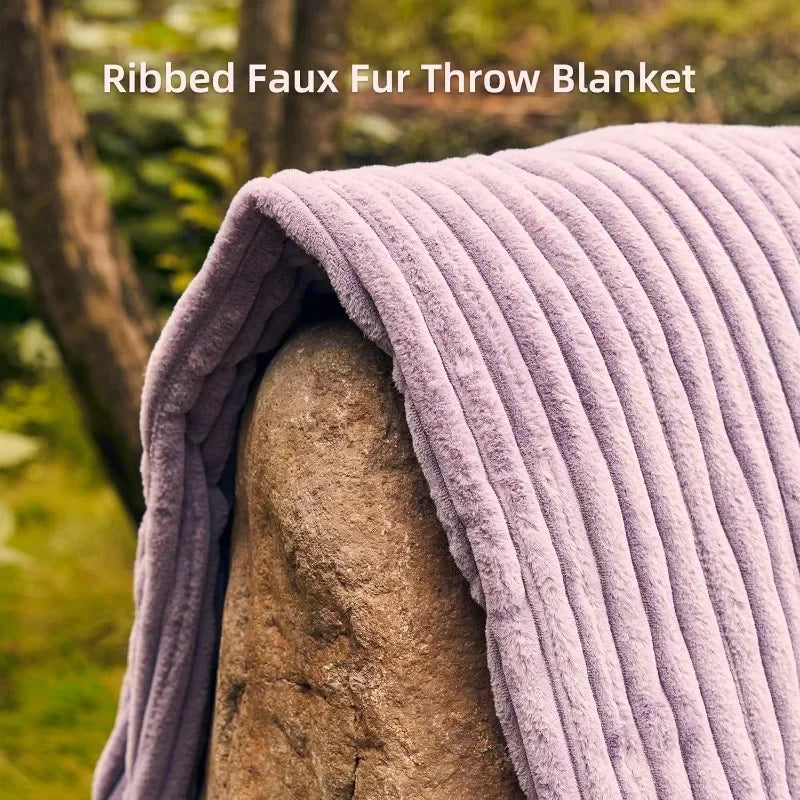 Heated Blanket Electric Throw 50''X60''-Soft Silky Plush Electric Blanket with 4 Heating Level & 3 Hour Auto Off Heating Blanket