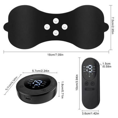 Smart Electric Neck Massager Set Cervical Patch 8 Modes 19 Levels Intensity Portable Home Use Massage Tools for Relieve Fatigue
