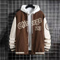 Men's Spring and Autumn Seasons Fashion Brand American Baseball Coat Loose Casual   Jackets for Men