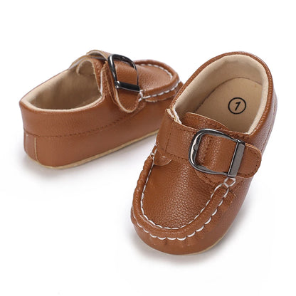 0-18M Baptism Newborn Baby Pre walker Girls Boys Casual Shoes Leather Non-Slip Soft-Sole Infant Toddler First Walkers