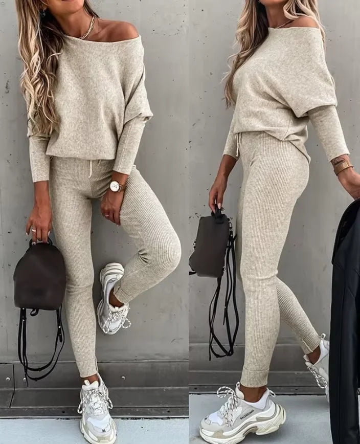 Women's Sports Suits 2025 Autumn Winter Latest Marketing Solid Thick Long Sleeved Zipper Sweatshirt Pants Set Two Piece Set