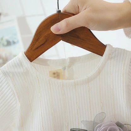 New Baby Girl Dress Summer Newborn Baby Clothes Patchwork Princess Mesh Dress For Girl 1 Year Birthday Infant Baptism Clothing