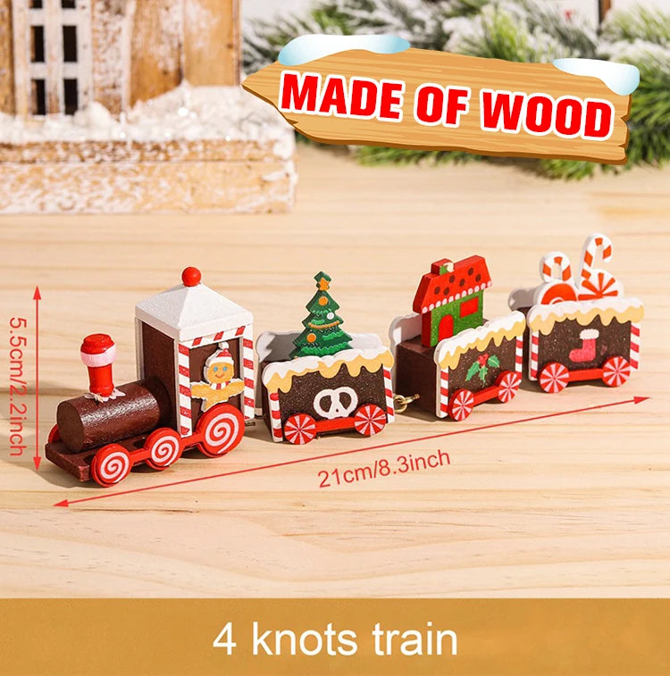 Christmas Train Merry Christmas Decorations For Home 2025 Christmas Ornament Xmas Navidad Noel Gifts Happy New Year 2026 Gifts