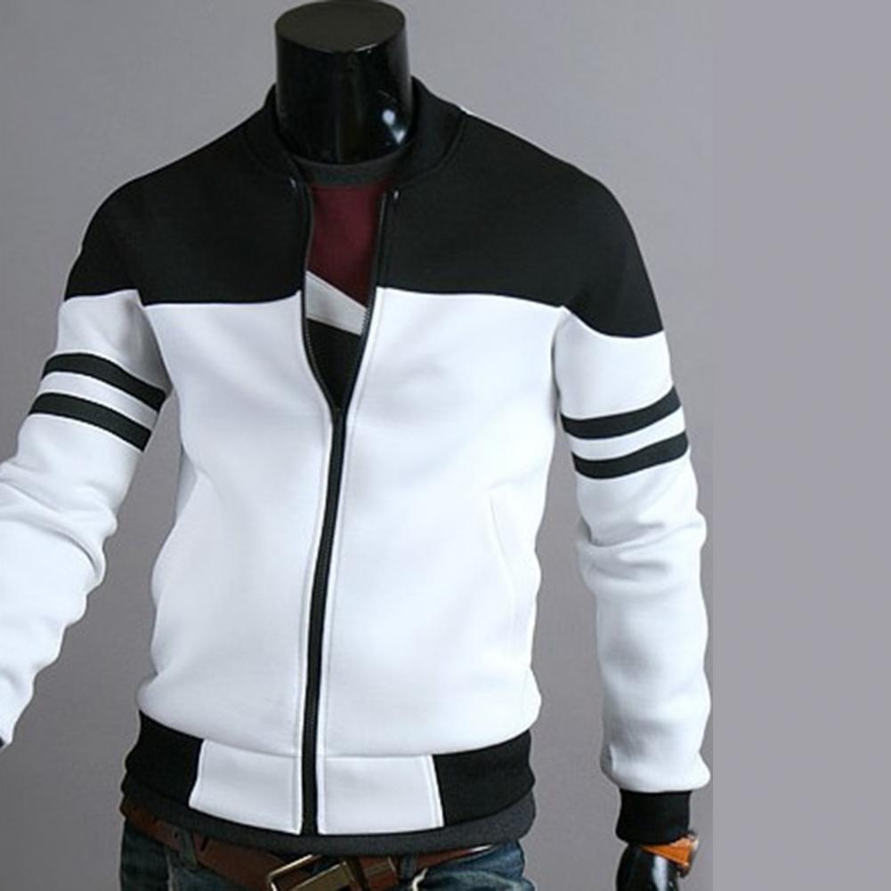 Men Bomber Jacket Patchwork Autumn Sportswear Coat Zipper Baseball Jacket Single Breasted Jackets for Men 2025 Chiquita's hombre