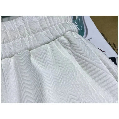 2025 Men Fashion Cotton Blended Solid Color Loosen Up The Waist Summer Multi-Pocket Shorts Wide Beach Casual Shorts Hot Selling