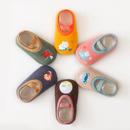 Baby Non-slip Socks Children Indoor Warm Floor Shoes Boys and Girls Toddler Shoes Amusement Park Kindergarten Non-slip