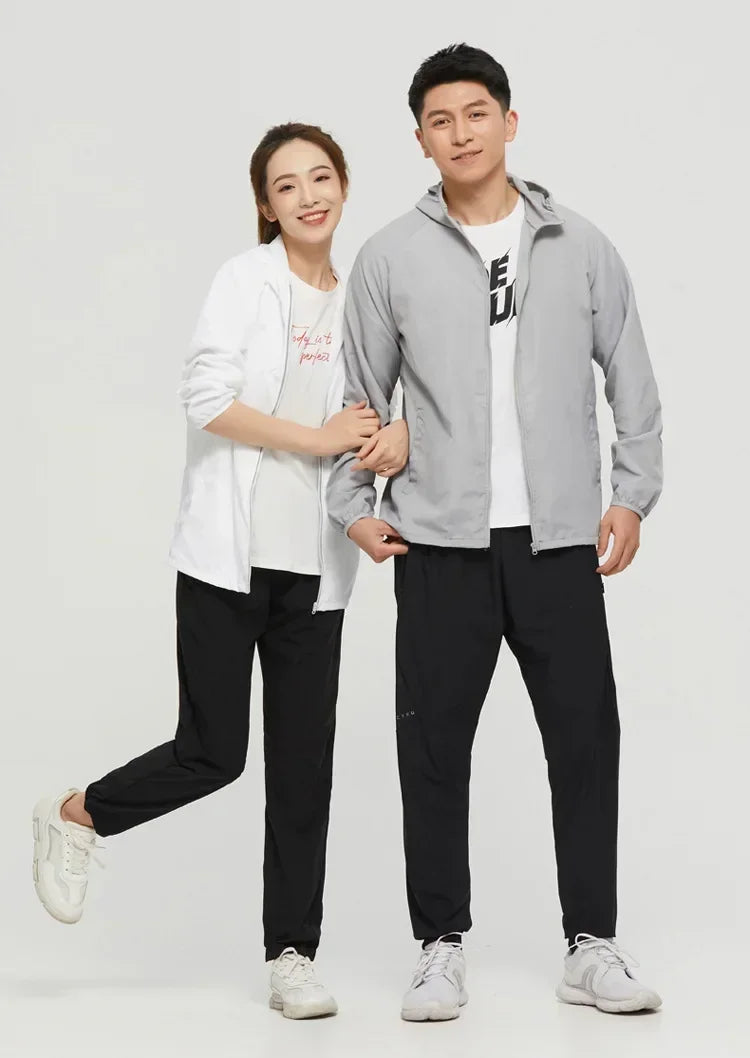 Men's Hiking Jackets Waterproof Women Sun Protection Windbreaker Camping Climbing Outdoor Coat Unisex Portable Clothes