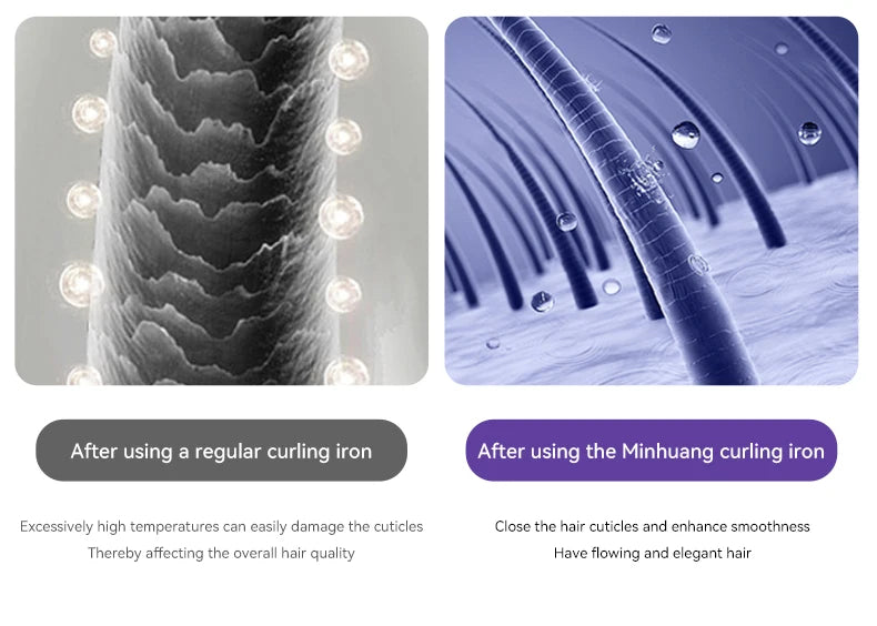 Hair Curling Iron 32mm Curler Wand Professional Curly Tongs Ceramic Electric Salon Styling Tool Small Crimping Iron