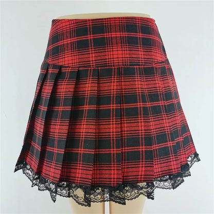 All Match Women Punk Mall Goth Shorts Skirt Women Y2k E-girl Streetwear Harajuku Leg Ring Buckle Detachable High Waist Emo