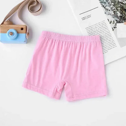 Summer Girls' Safety Shorts Soft Modal Candy Color Solid Color Kids' Leggings Casual Comfortable Underwear Girls Aged 3-12