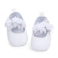 Girls Shoes Soft Soles Non-slip Beautiful Flowers Solid Color Fashion Toddler Infant Newborns Crib First Walkers Princess Shoes
