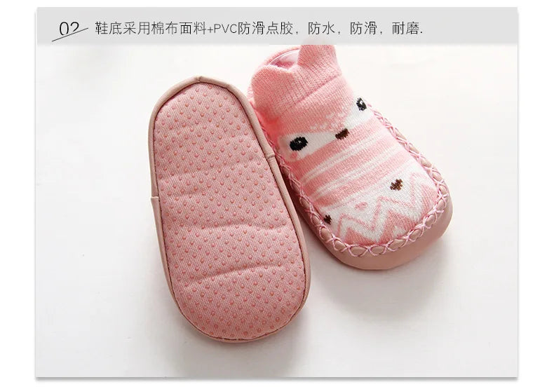 Baby newborn shoes 0-6-12 months boy and girl 0-1 years old soft soled pre-toddler cotton shoes