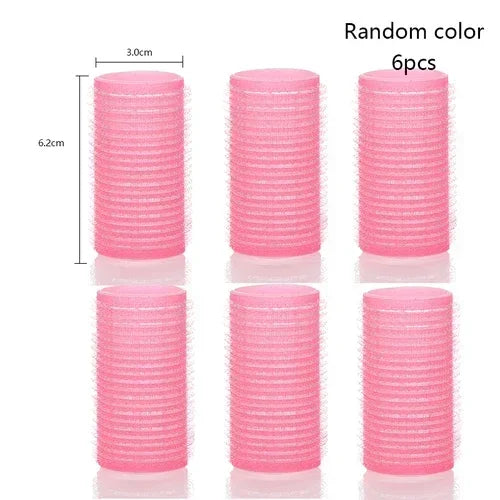 Hair Rollers Self Grip Hook Hair Curlers Heatless Roller Salon Dressing Curlers Jumbo Size Sticky Hair Styling Tools
