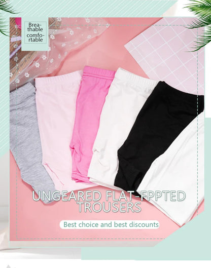 Summer Girls' Safety Shorts Soft Modal Candy Color Solid Color Kids' Leggings Casual Comfortable Underwear Girls Aged 3-12