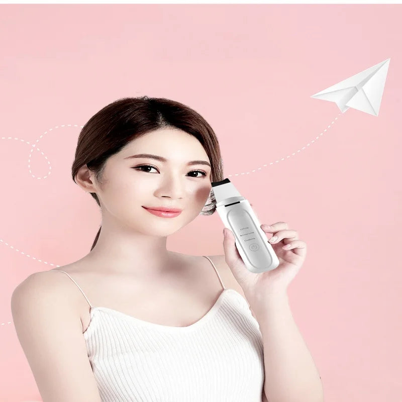 Skin Machine Blackhead Shovel Beauty Device Ultrasonic Implantation Device Cleanser Blackhead Device Beauty Device Face