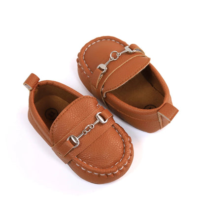 RABEISIR Casual Solid Color Slip On Low Top Loafer Shoes For Baby Boys, Lightweight Comfortable Non Slip Flat Shoes