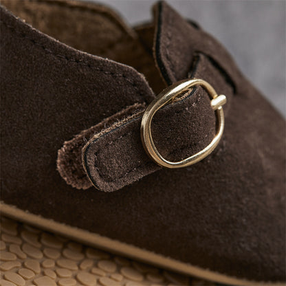 0-18M Newborn Baby First Walking Shoes Soft Cow Suede Sole Rubber Non-slip Walking Shoes Newborn Boys Girls Casual Flats