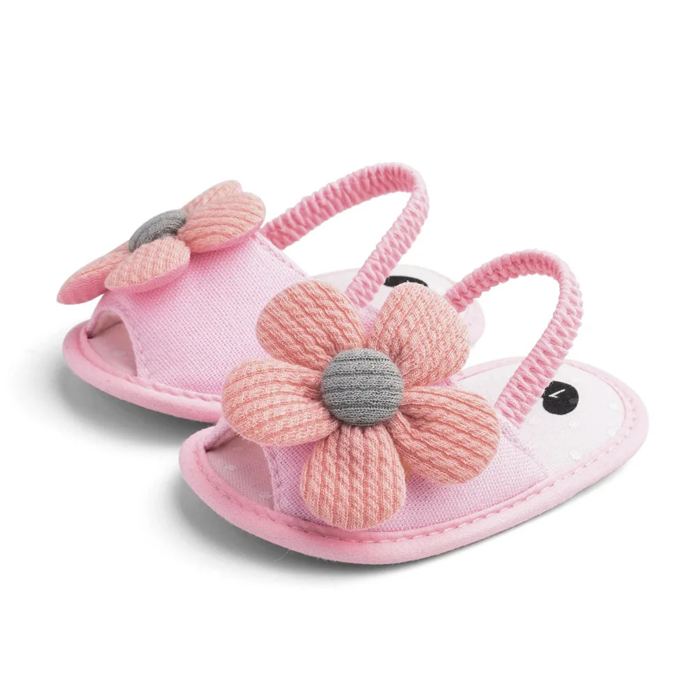 Summer New Sunflower Baby Sandals Soft Bottom Baby Toddler Shoes 0-1 Years Old Baby Girls  Baby Shoes Girls  Baby Boy Shoes