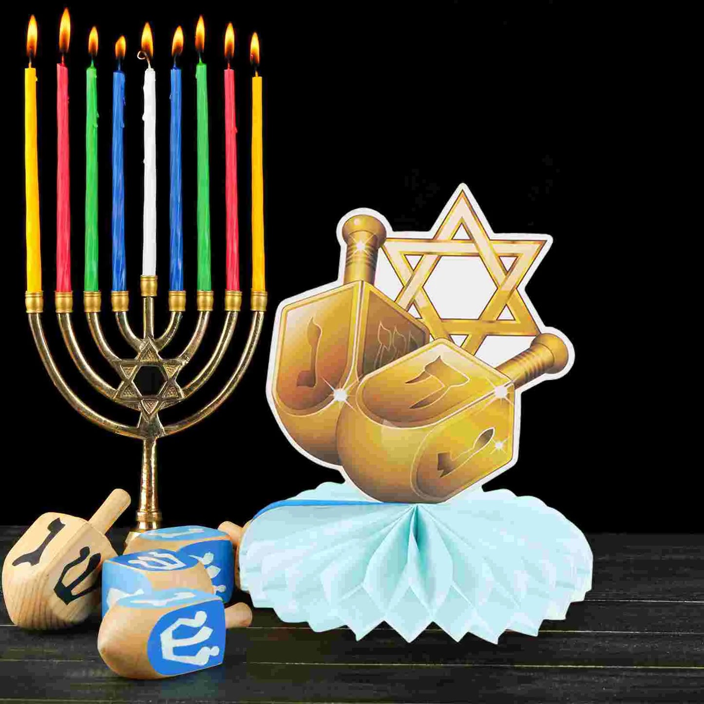 Hanukkah Party Decorations Honeycomb Centerpieces Table naments Holiday Supplies Festive Accessories Indoor Decor Layouts