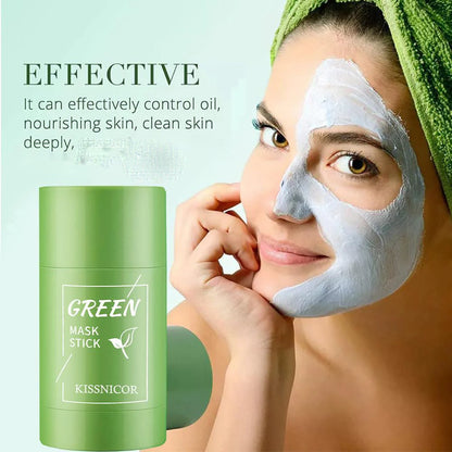Green Tea Mask Face Clean Green Tea Cleansing Deep Moisturizing Shrink Pores Blackhead Acne Facial Korean Skin Care