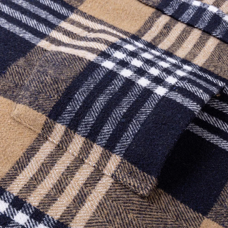 New in shirt plus size 7xl100%cotton long-sleeve shirts for men slim fit casual plain shirt soft kerokan designer plaid clothing