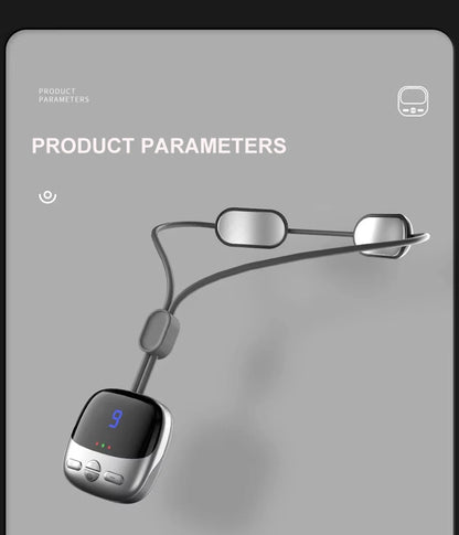 Smart TENS+EMS Electric Neck Massager with Micro-Current Portable Hot Compress for Cervical Spine Shoulder And Neck Pain Relief