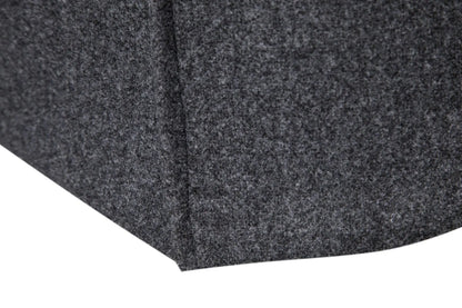 Men's Extra Long Woolen Black Coat Windbreaker Winter Warm Gentleman Coat Jackets Male Elegant Regular Fit Casual Daily Clothing