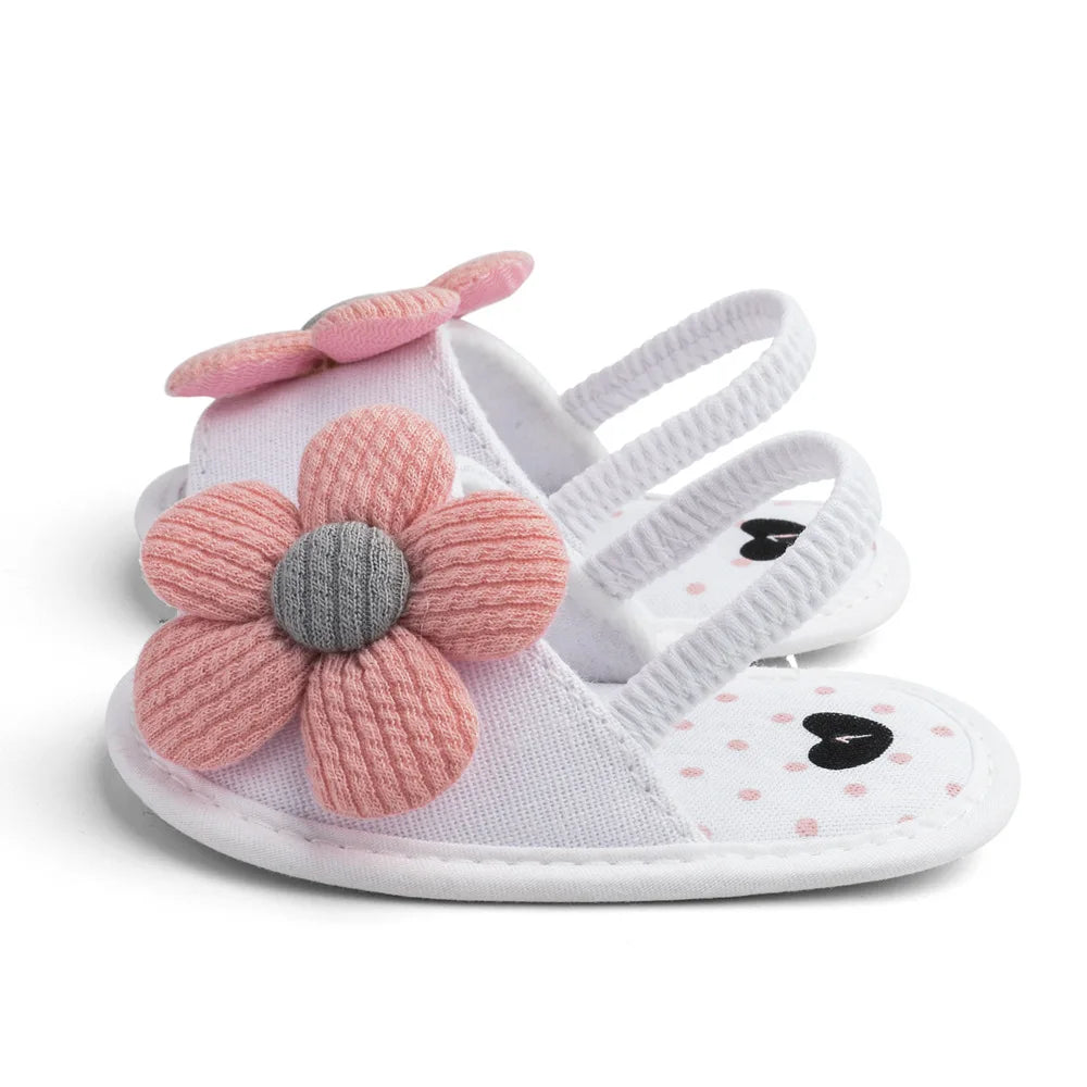 Summer New Sunflower Baby Sandals Soft Bottom Baby Toddler Shoes 0-1 Years Old Baby Girls  Baby Shoes Girls  Baby Boy Shoes