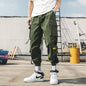 New Hip Hop Joggers Cargo Pants Men Harem Pants Multi-Pocket Ribbons Man Sweatpants Streetwear Casual Men's Pants