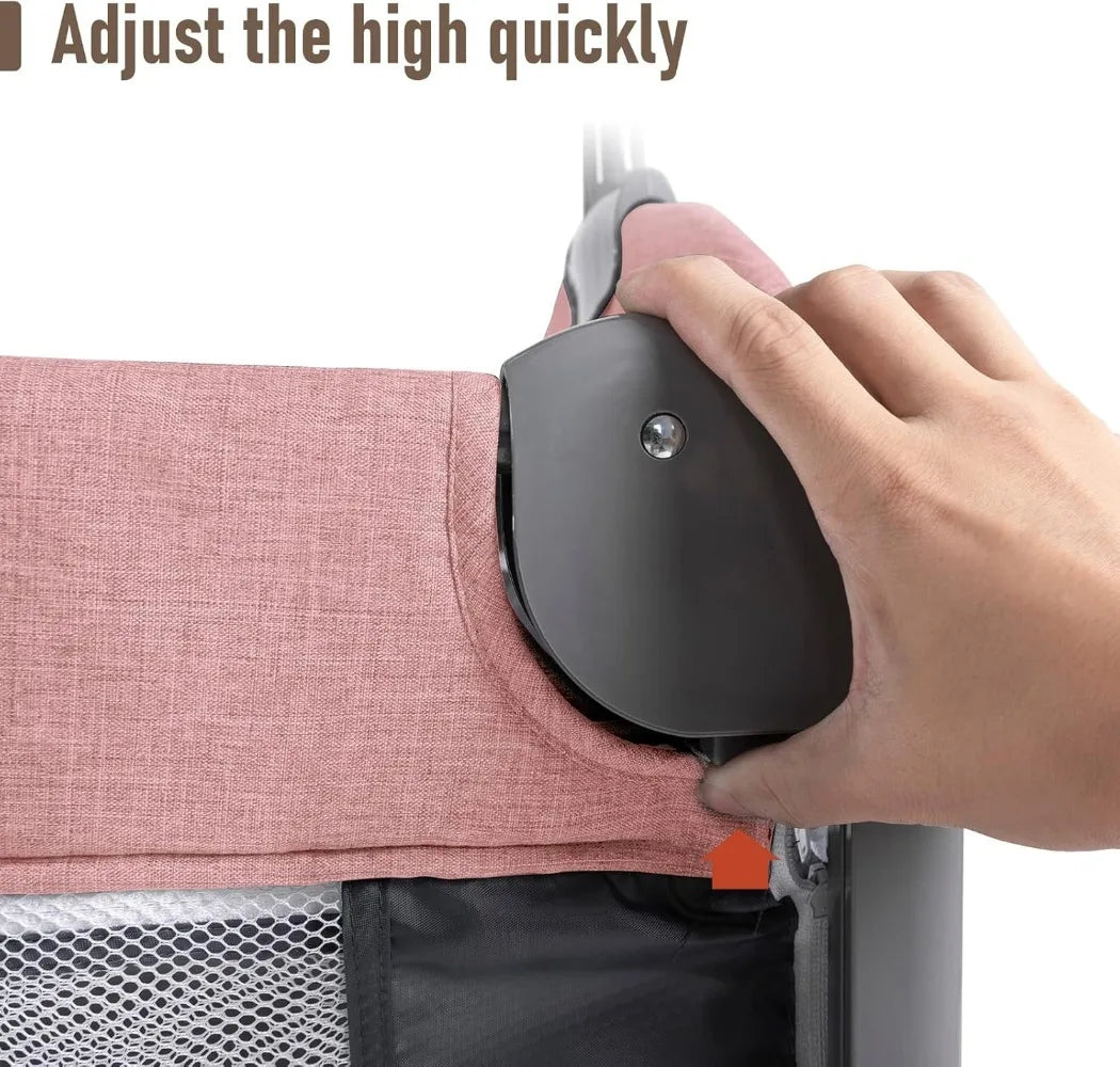 5 in 1 Baby Crib,Baby Bassinet, Bedside Cribs, Pack and Play with Bassinet and Changing Table, Portable Travel Baby Bassinet