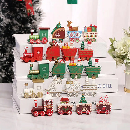Christmas Train Merry Christmas Decorations For Home 2025 Christmas Ornament Xmas Navidad Noel Gifts Happy New Year 2026 Gifts