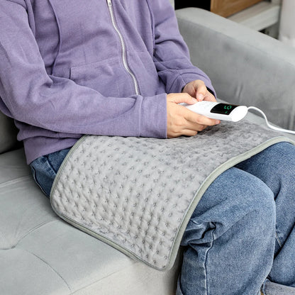 Electric Heating Blanket 2025 New 60*30cm 9 Levels Thermal Pads Heated Mat Soft Safe Winter Body Back Leg Warmer for Home Use