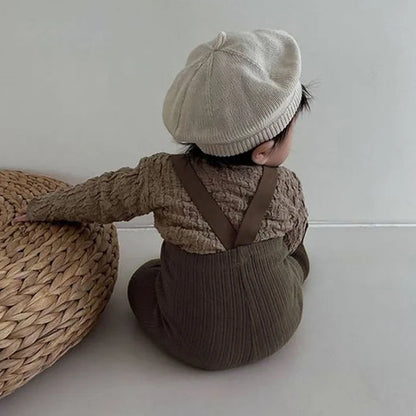 Toddler Baby Boys Girl Casual Pants Spring Autumn Baby Boys Girls Jumpsuit Overall Infant Baby Girls Boys Suspender Pants