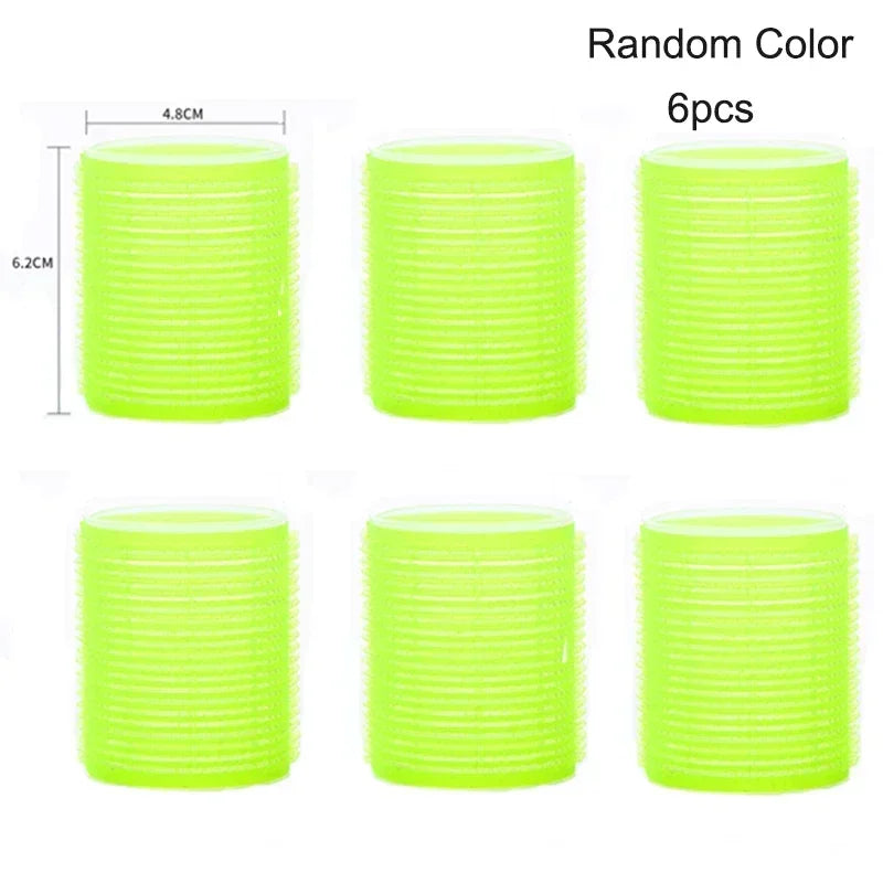 Hair Rollers Self Grip Hook Hair Curlers Heatless Roller Salon Dressing Curlers Jumbo Size Sticky Hair Styling Tools