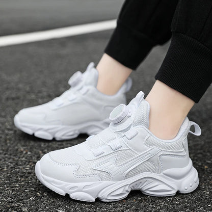 Children Shoes Boys Sneaker Black White Platform Kids School Sneaker Plus Size 31-43 Comfort Casual Sports Tennis Boys Shoes