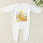My First Eid/Ramadan Print Baby Sleepsuit Newborn Bodysuit Infant Long Sleeve Romper Ramadan Islamic Muslim Baby Keepsake Outfit