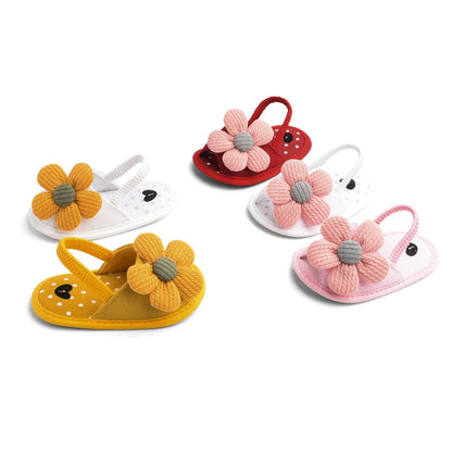 Summer New Sunflower Baby Sandals Soft Bottom Baby Toddler Shoes 0-1 Years Old Baby Girls  Baby Shoes Girls  Baby Boy Shoes