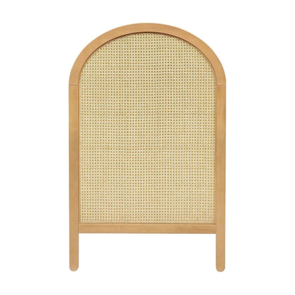 Bondi Cane 3-in-1 Convertible Crib with Toddler Bed Conversion Kit in Honey with Natural Cane, Greengard Gold Certified