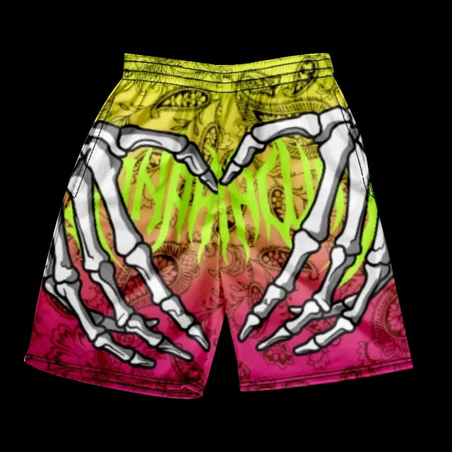 Summer Men's Sports Shorts Fashion Skull Print Pattern Men's Beach Shorts Hawaii Vacation Beach Men's Swimming Shorts S-2XL