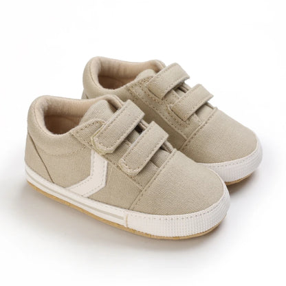 Hot Selling Baby Shoes Classic Soft Sole Shoes Newborn Casual Fashion Sports Shoes Infant Toddler  Solid Color Strips Crib Shoes