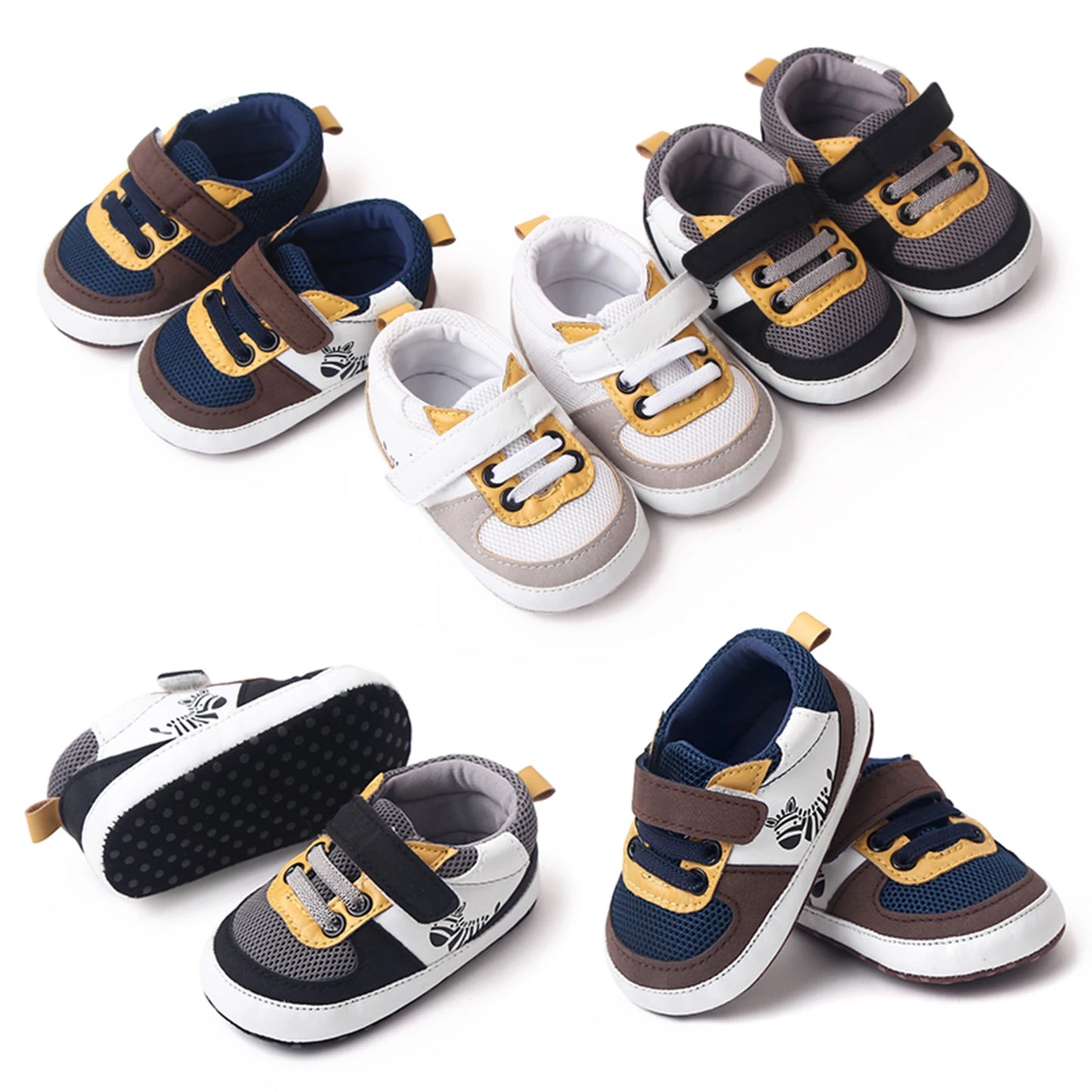 Toddler Sneakers Casual Cute Baby Flats Breathable Mesh Infant Walking Shoes for Newborn Girl Boys