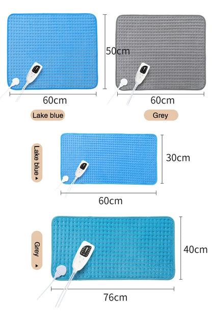 Electric Blanket with 10-Level Constant Temperature and Timer Function Heated Blanket for Legs/Abdomen/Hands/Full-Body Warmth