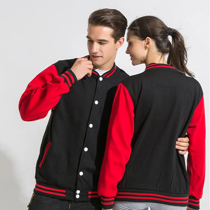 Baseball Jackets Men New Fashion Design Slim Fit College Varsity Coat Women's Jacket Support Custom Print Photo/Text