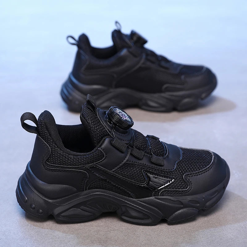 Children Shoes Boys Sneaker Black White Platform Kids School Sneaker Plus Size 31-43 Comfort Casual Sports Tennis Boys Shoes